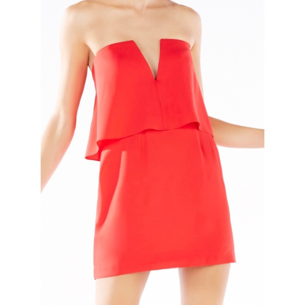 BCBGMAXAZRIA Kate Dress in Red Berry